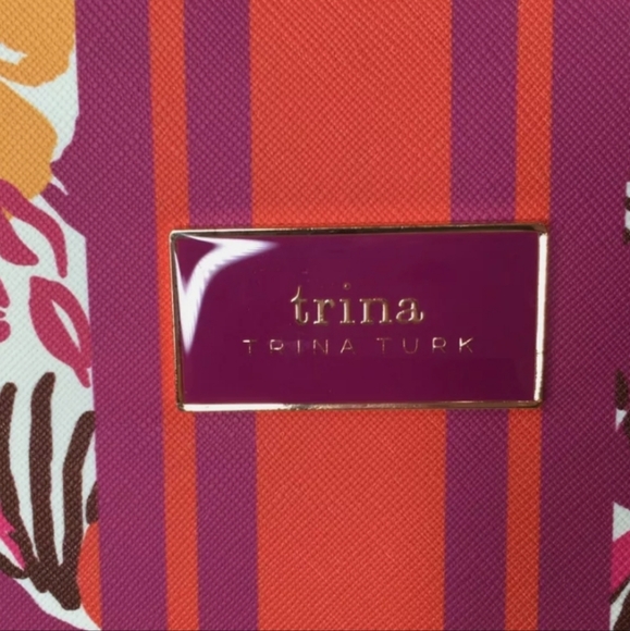 Trina Turk Majorelle Garden W/ Stripe Tote - Picture 2 of 8